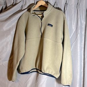 Vintage LL bean fleece quarter zip